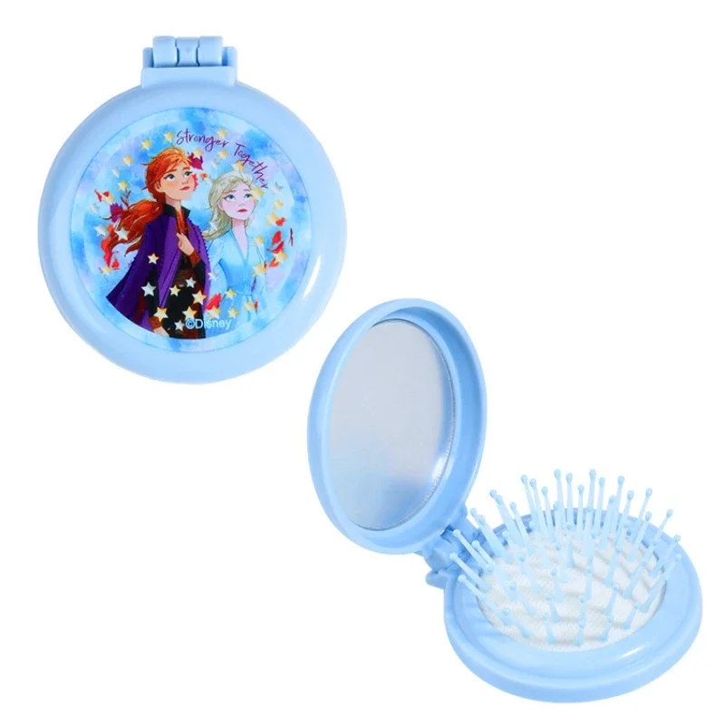 Disney's new cartoon Frozen makeup mirror children's head dressing mirror dual-use mini portable small mirror carry wholesale