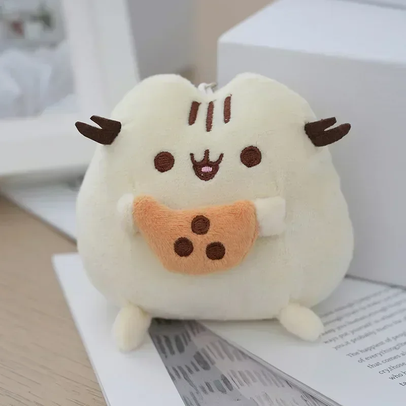 Pusheens Kawaii Cake Cookies Letter Ice Cream Cat Plush Toy cute Cartoon Backpack Pendant Decoration Birthday Gift toy