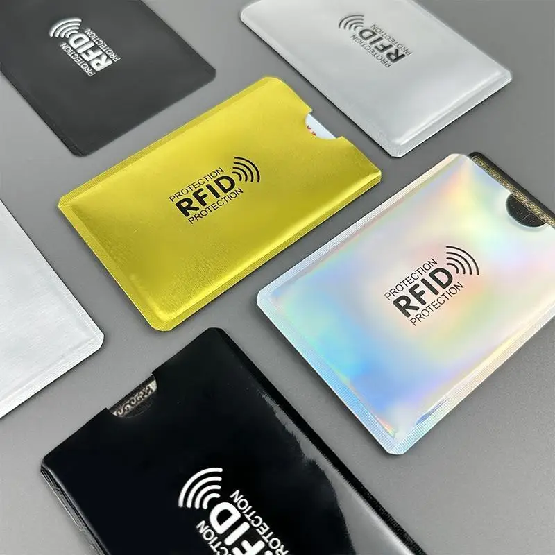 RFID-Kartenhüllen Anti-Scan Anti-Magnet Aluminiumfolie Tragbarer Kreditkarten-Schutz – Detail 4