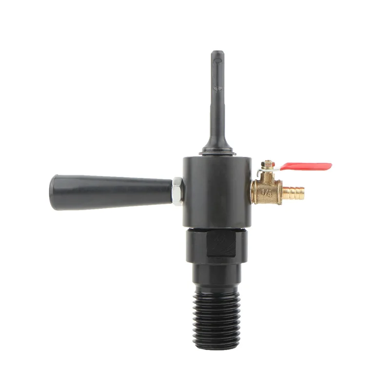 Diamond Core Bit Water Injection Adapter 1 1/4"-7 UNC Male Thread To SDS PLUS Connection Converter For Electric Hammer Drill
