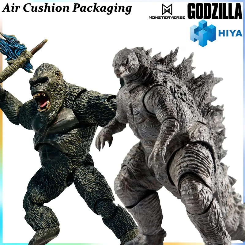 

Hiya Toys Genuine Ultimate Value Series Godzilla King Kong First Generation Monster Great War Scale Action Figures Model Toys