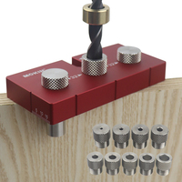 2-10mm Wood Drill Guide Doweling Jig Kit Locator Vertical Hole Puncher Positioning Furniture Connecting Woodworking DIY Tools