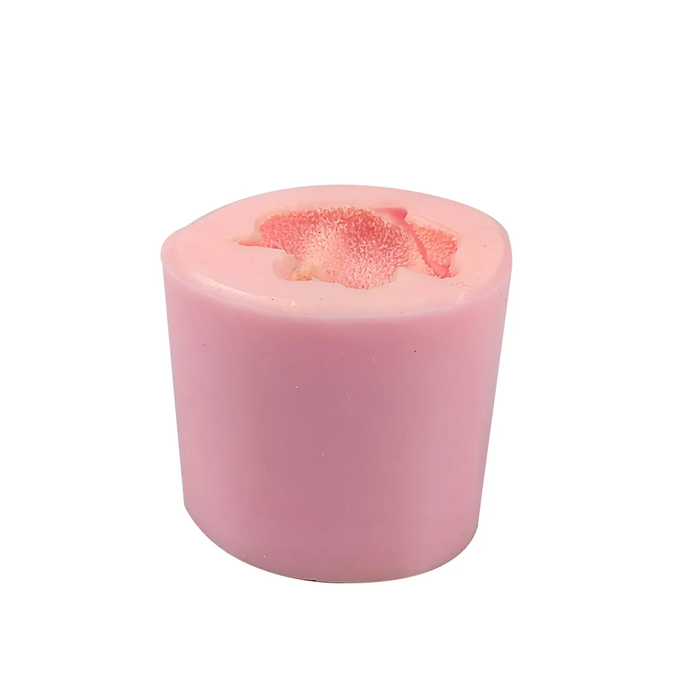 3D Cow Calf Concrete Cement Candle Animal Shape Mochi Toy Silicone Mold Aromatherapy Plaster Mold Fondant Cake Candle Mold Tools