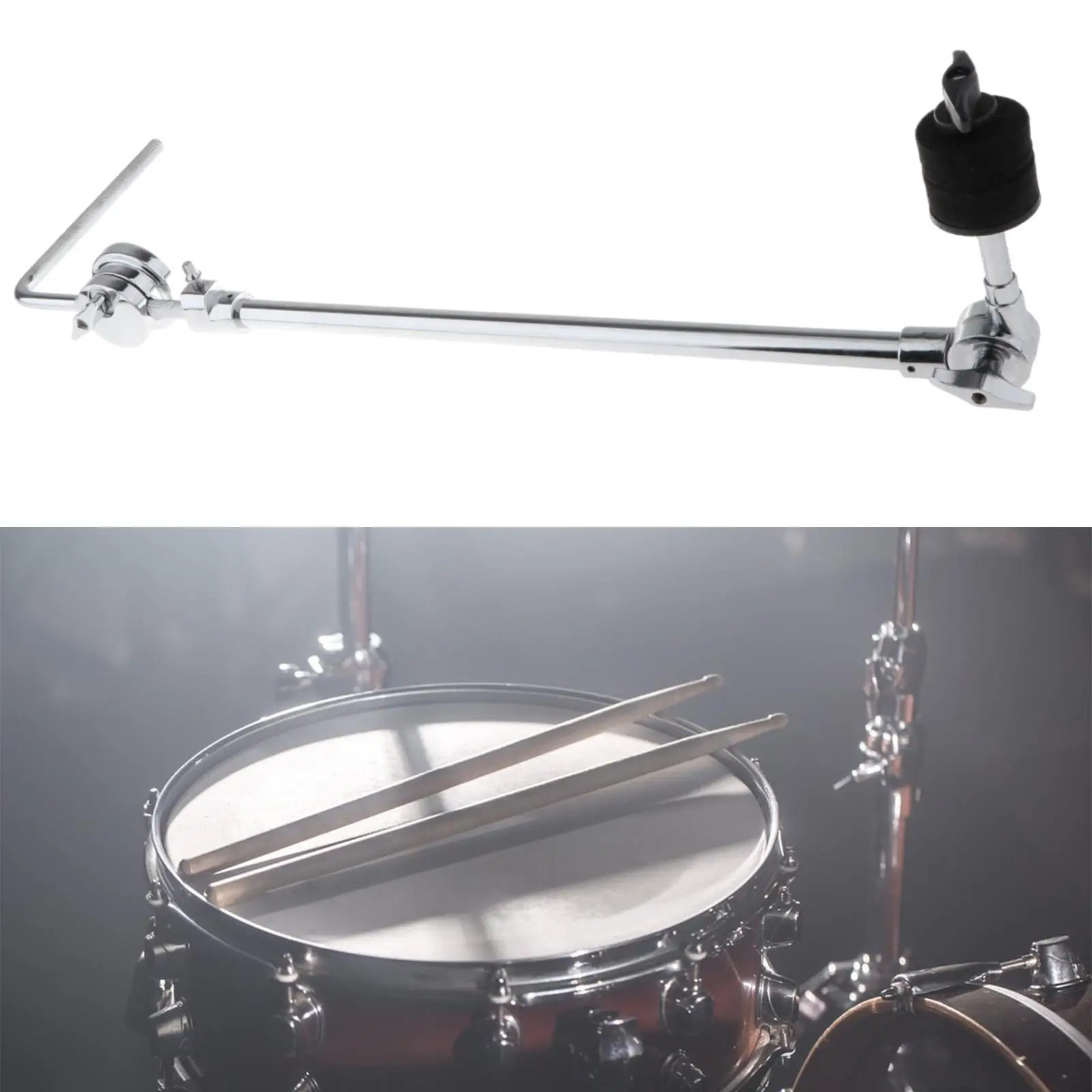 

Drum Mount Bracket Snare Drum Supplies Practice Device Multipurpose Heavy-duty Drum Holder for Performances Students Drummer