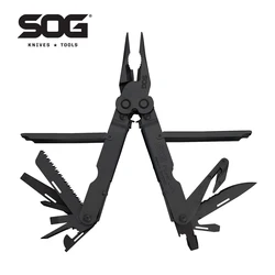 SOG 18 in 1 PowerLock Professional Multitool Tactical Pliers Pocket Folding Tools EDC Outdoor Survival Camping Equipment-B63N-CP
