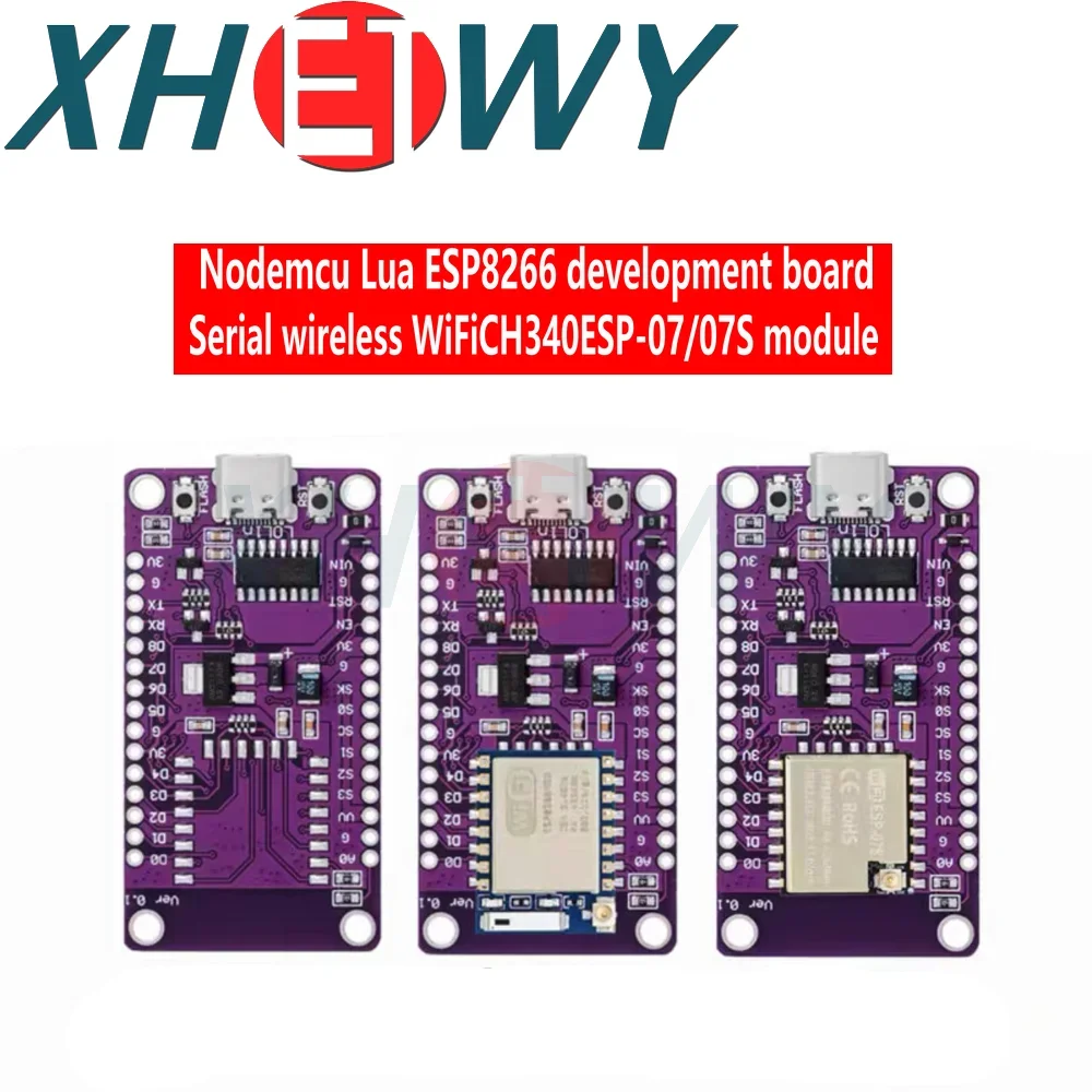 Nodemcu Lua ESP8266 Development Board Serial Wireless WiFi CH340 ESP-07S 07 Module