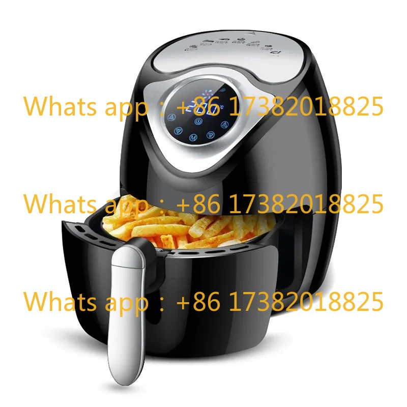 1300W 2.6L Basket Digital Touch Control Multi-functional Electric Power Non Stick Air Fryer