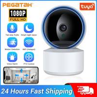 Tuya Wifi IP Camera Baby Smart Monitor 360° PTZ Motion Detect Two Way Audio Night Vision Supports TCP/IP/ONVIF Private Protocol