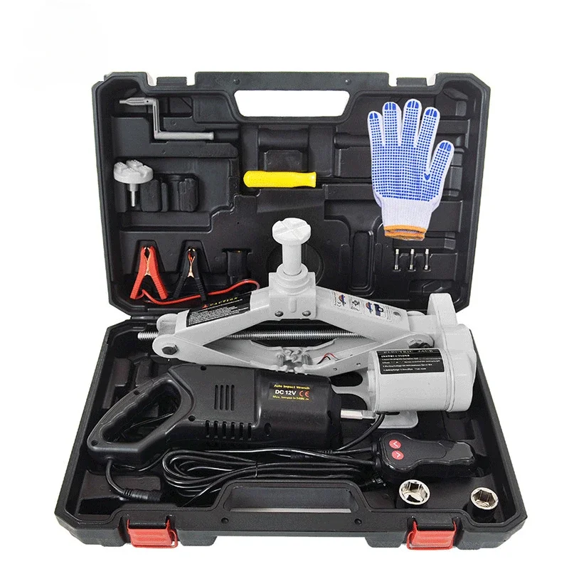 ZS2SJ-B01 Hand Scissor Jack 12V2T/3T Portable and Labor-saving Electric Jack Electric Wrench Set