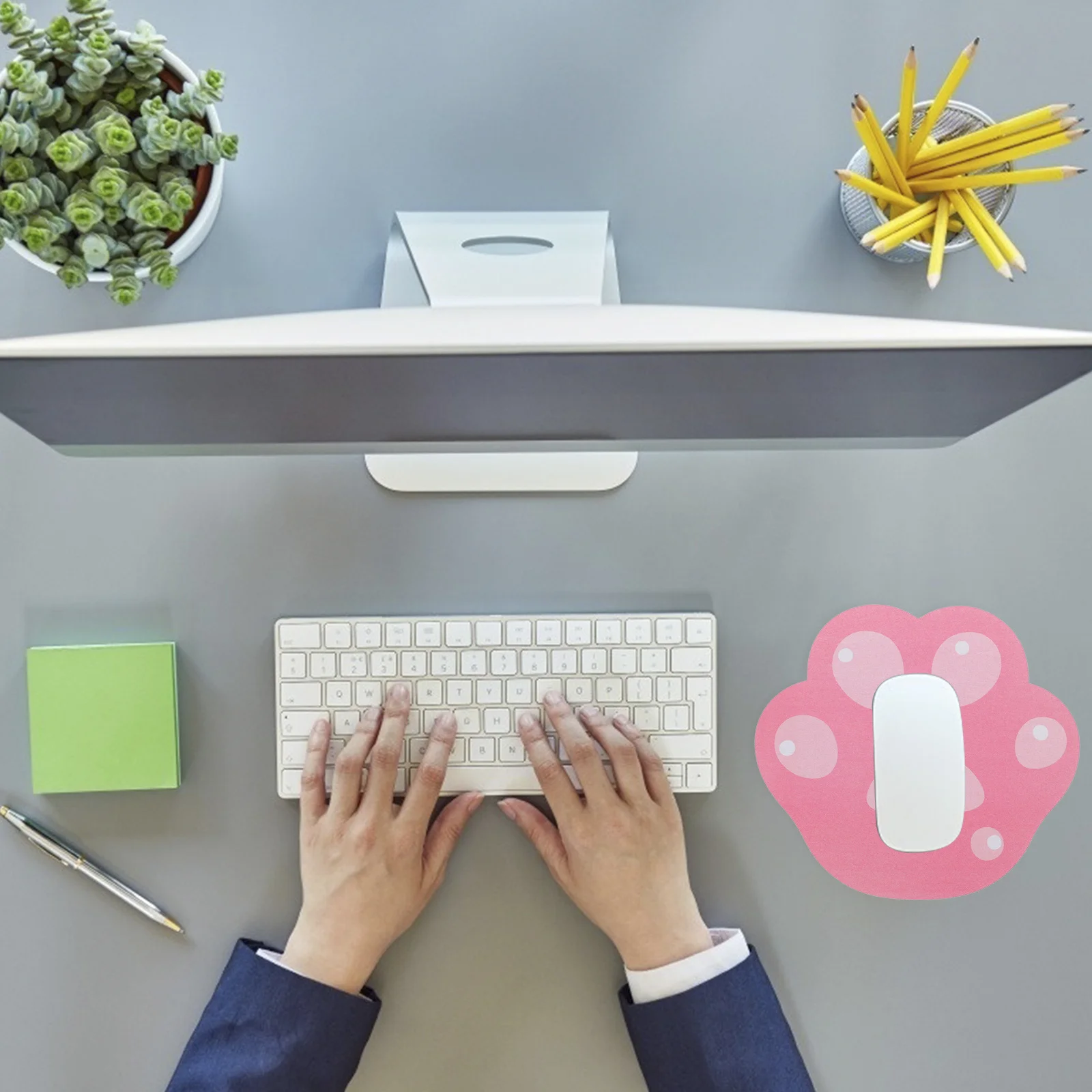 لوحة ماوس على شكل مخلب قطة بتصميم مخلب كرتوني، قاعدة مطاطية غير قابلة للانزلاق، حصيرة ماوس خفيفة الوزن للاستخدام في المكتب والمنزل والدراسة والكمبيوتر المحمول