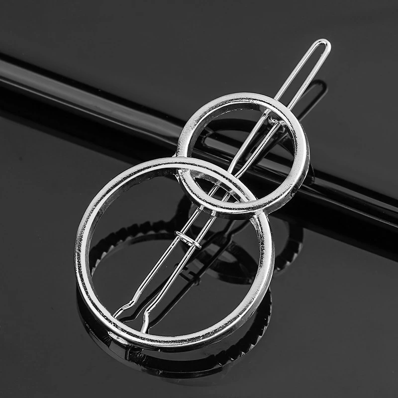 Neue Mode Metall Liebe Herz Haar Clip Elegante Perle Runde Haarspange für Frauen Mädchen Süße Haarnadeln Barrettes Haar Zubehör – Detail 15