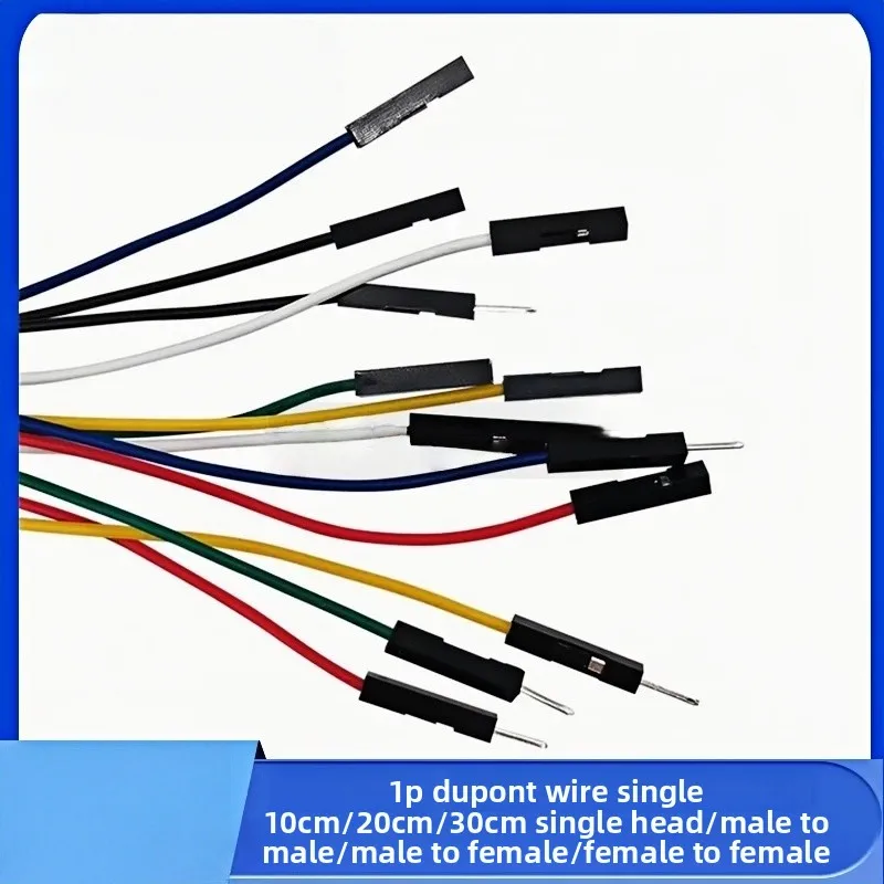

Copper Jumper Wire Dupont Cable 20cm 30cm 10cm Male Female 26AWG Solderless Flexible Line Connector for DIY Arduino Breadboard