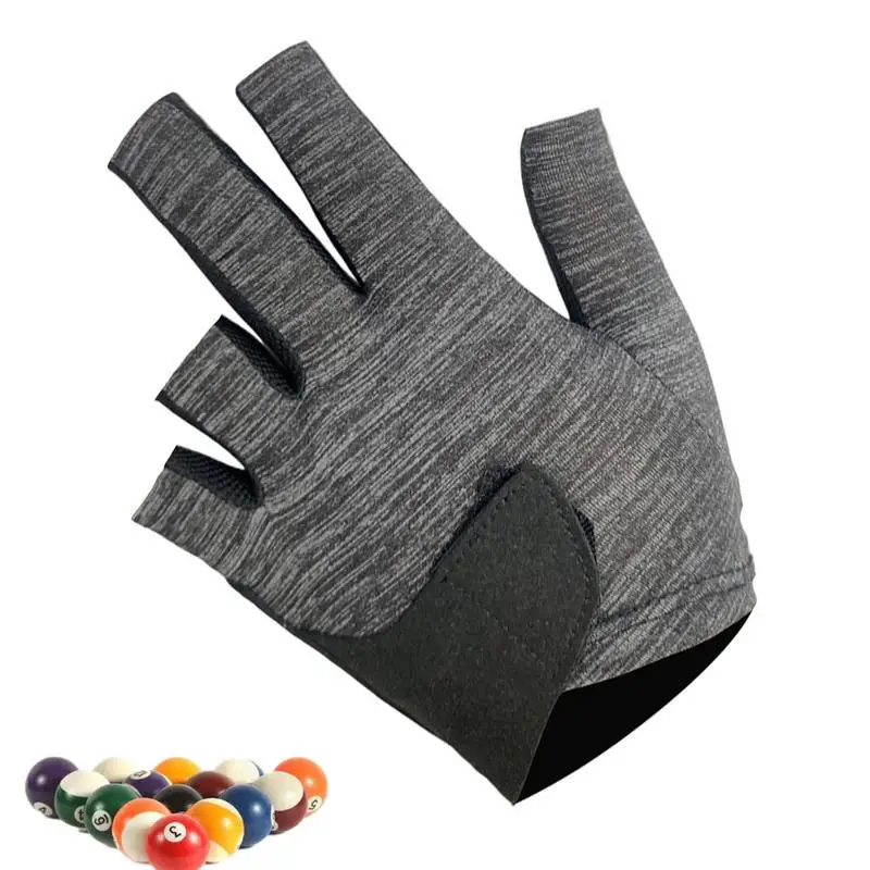 Cue Mittens For Billiards Billiards Cue Mittens For Left Hand Stretchable Billiards Playing Mitts For Performance Training