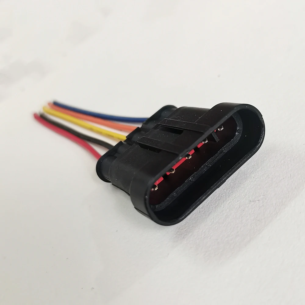 1 Stück 1 2 3 4 5 6 Pin Wasserdichter Elektrischer Auto-Steckverbinder Männlich Weiblich mit Kabelbaum für Auto, Schiff, E-Bike, Motorrad – Detail 14