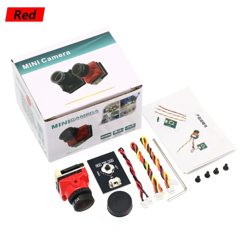 

Новая мини-камера FPV 1/3 CMOS 1800TVL с объективом 2.1 мм, питанием 5V-40V, PAL/NTSC, с OSD и внутренней регулировкой, для FPV-дронов (1 шт.)