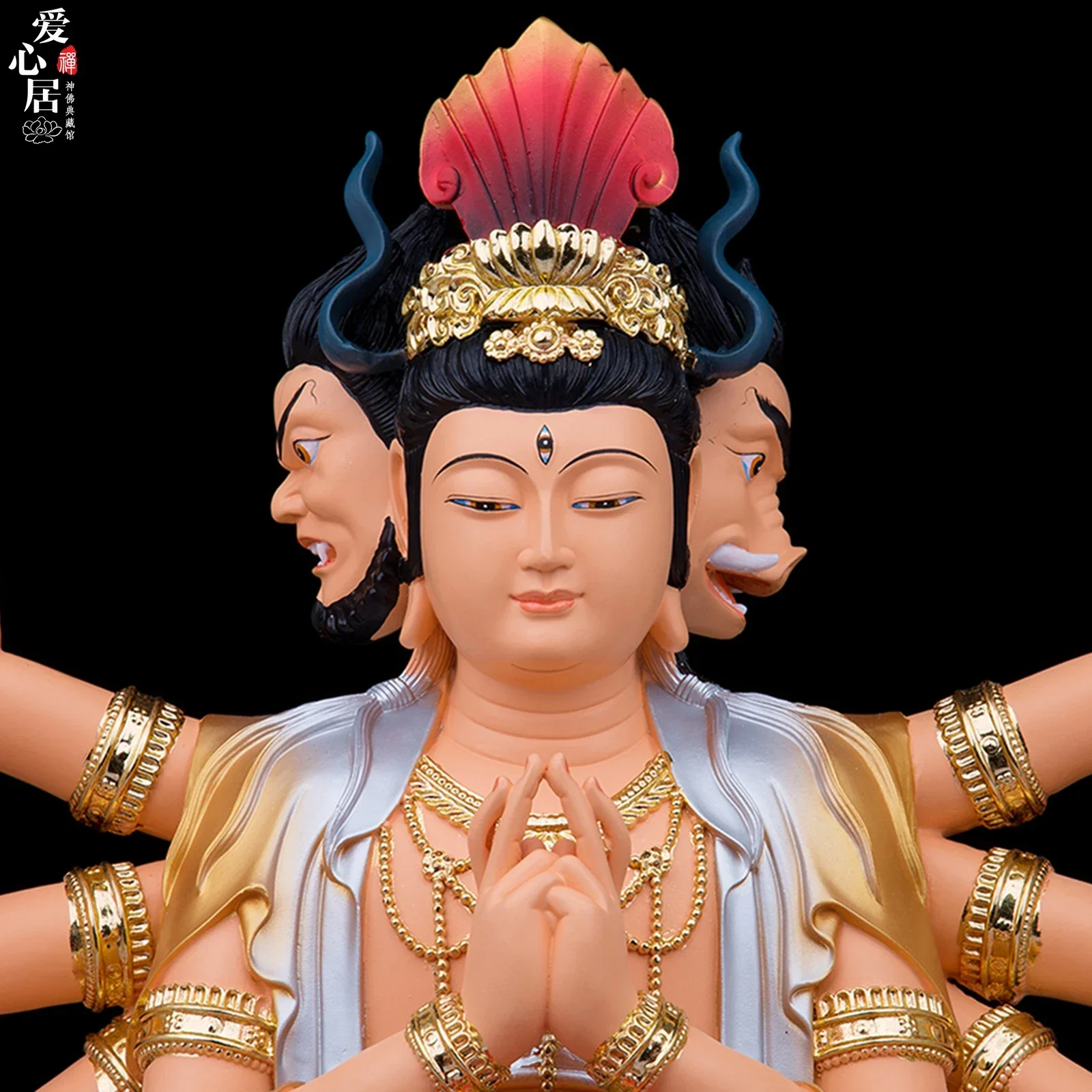 Statue of Doumu Yuanjun Household Enshrine High-grade Resin Doumu Xingjun Bless Peace Taoist God Ornaments Taoism Figurine