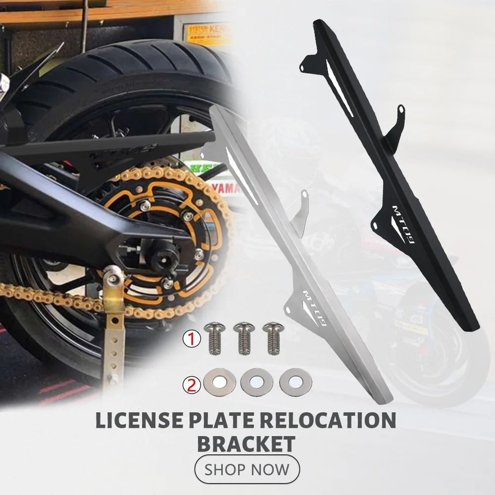

Motorcycles Accessories For Yamaha MT 09/MT09 2017 2020 Chain Belt Guard Cover MT-09 Tracer 2015 2017 CNC Chain/Belt Guard Cover