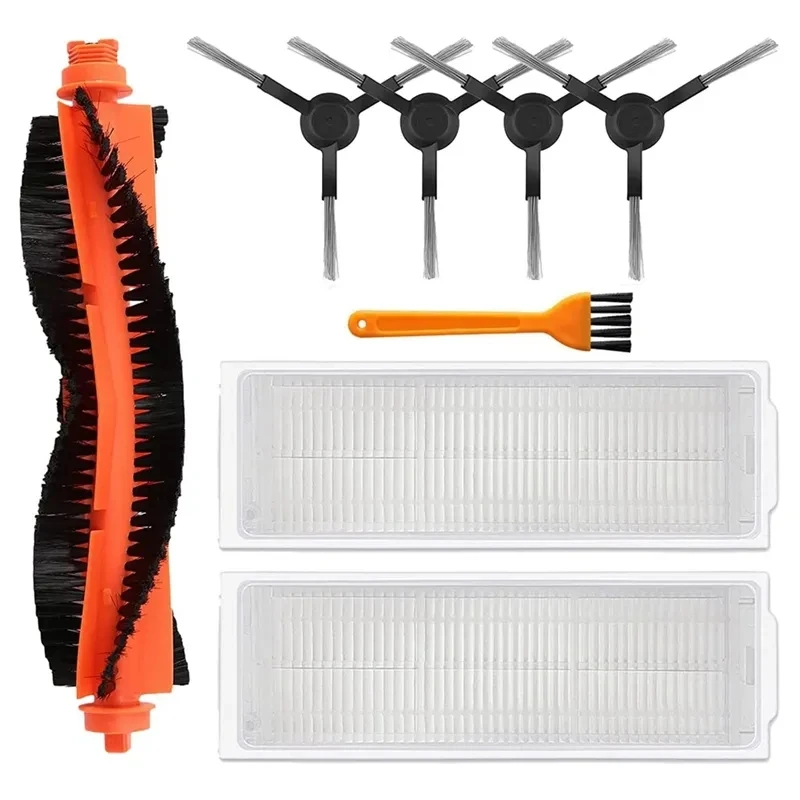 Replacement Accessories For WYZE Robot Vacuum Cleaner WVCR200S, Main Side Brush Hepa Filters