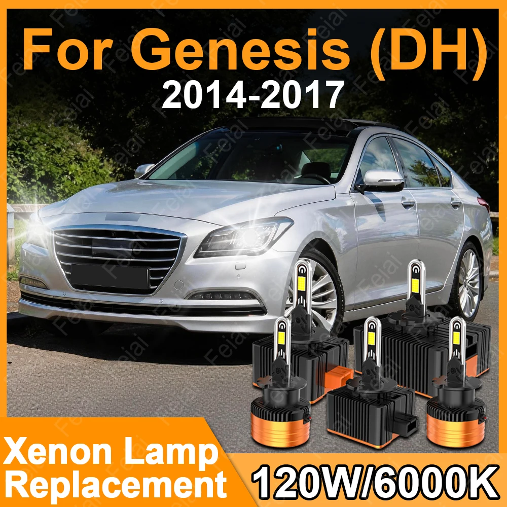 

D3S LED Canbus Bulb For Hyundai Genesis DH Car Accessories 2014 2015 2016 2017 Genesis Headlights LED HID Xenon Lamp Replacement