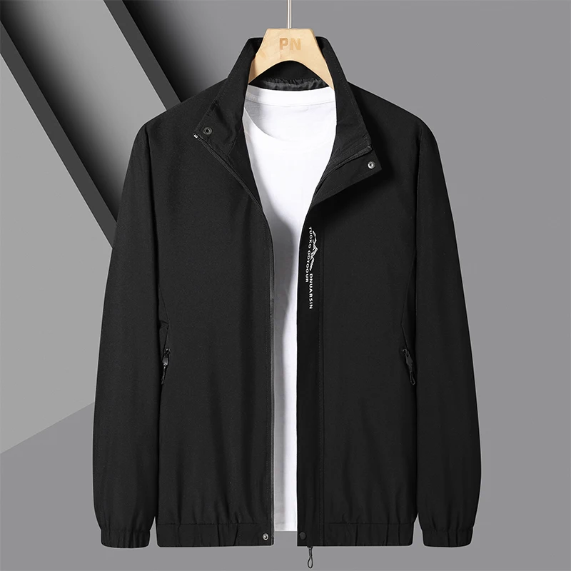 

Mens Jackets 2025 Casual Stand Collar Zipper Coats Loose 2023 New Men Windbreaker Cargo Jacket ropa de hombre jaqueta masculina