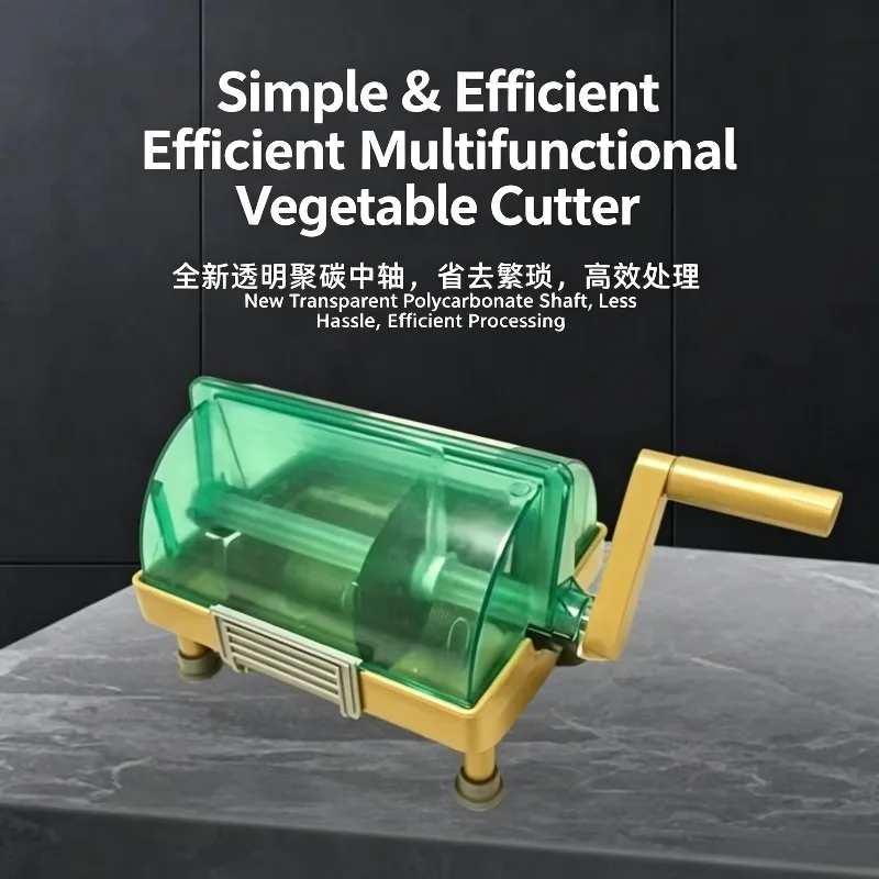 Commercial Vegetable Cutter Multi Function Manual Slicer For Chili Scallion Millet Pepper Home Restaurant Catering Use