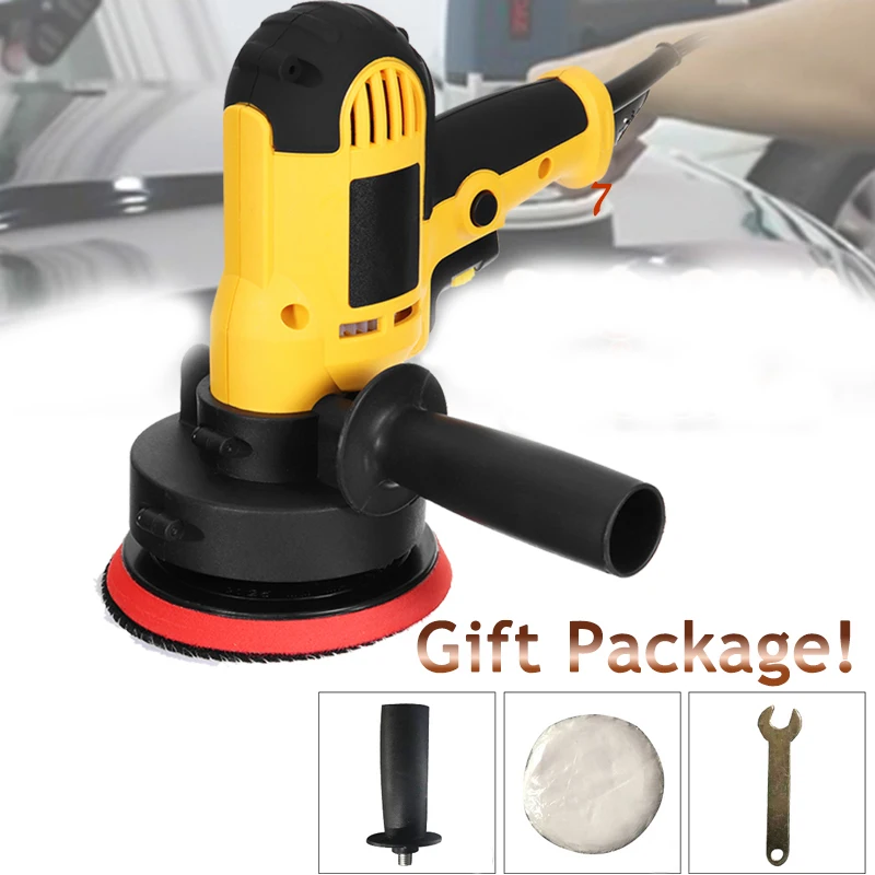 

700W Electric Car Polishing Machine Polisher Waxing Machine Adjustable 6-Speed Automobile Furniture Polishing Power Tools