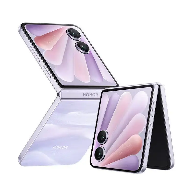 Original Honor Magic V Flip2 5G Smart Phone 6.82inch OLED Snapdragon8 Gen3 80W Super Charger 5500Mah 200MP MagicOS 9.0 OTA NFC