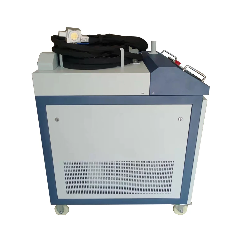 Easy Operation 1500W 2000W 3000W Small Portable Metal Las er Cleaner Rust Removal Fiber Las er Cleaning Machine