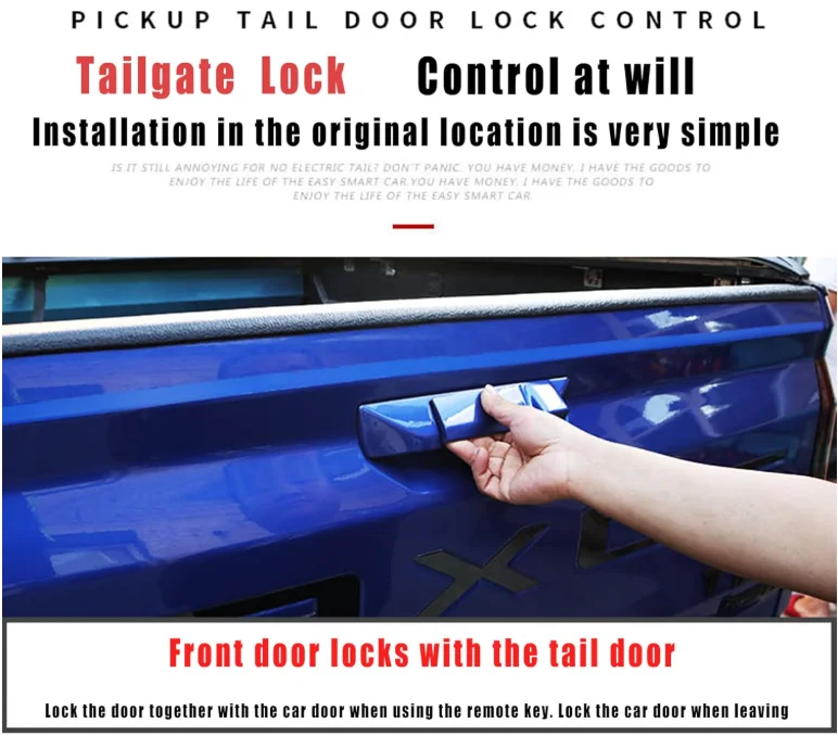 4x4 Accessories Automatic Power Tailgate Security Lock For NAVARA D40 Frontier 2005-2014