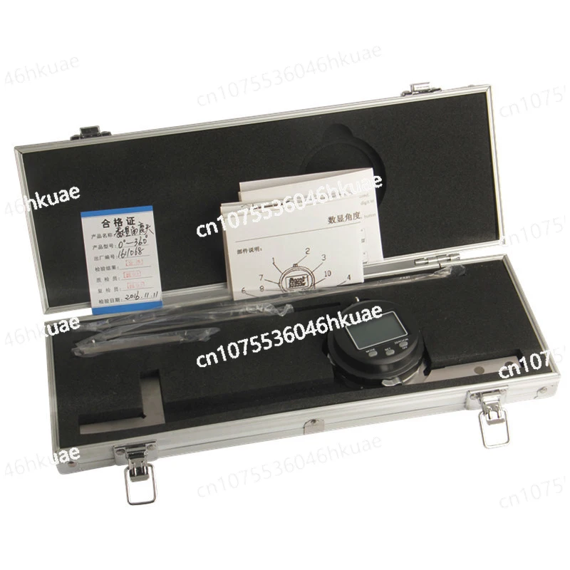 Digital Display Universal Angle Ruler 0-360° Stainless Steel High-Precision Angle Gauge Meter