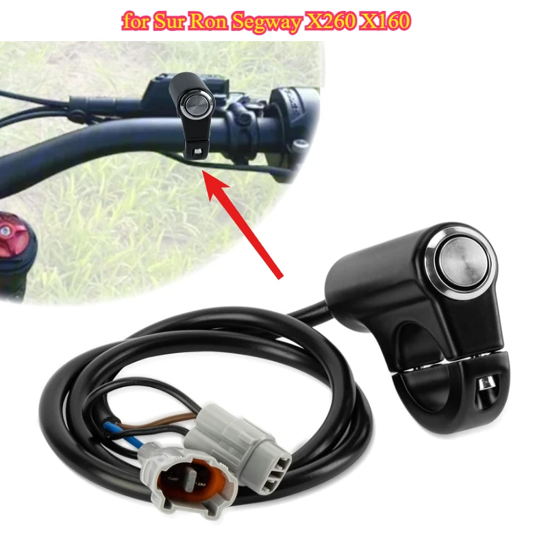 Headlight On/Off Switch for Surron Light Bee Handlebar Light Switch Plug and Play Light Switch for Sur Ron Segway X260 X160