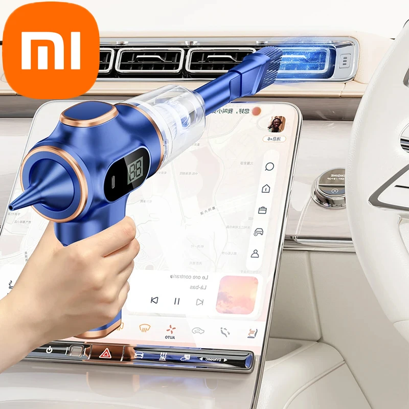 

Xiaomi Car Vacuum Cleaner High Power Strong Suction Deep Cleaning Handheld Vacuum Cleaner Dry And Wet Home Car Vacuum Cleaner