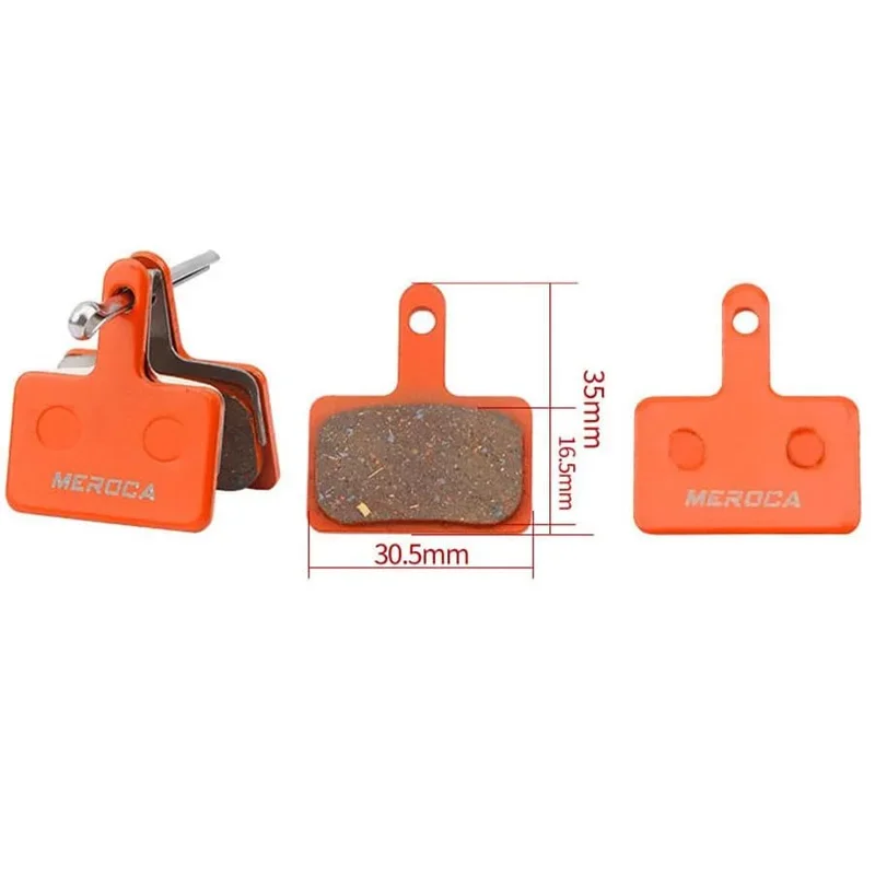 MEROCA MTB Disc Brake Pads Resin Bicycle Hydraulic Brake Pads1/2/4/6/8/10 Pairs for Shimano B01S MTB Bike Cycling Accessories