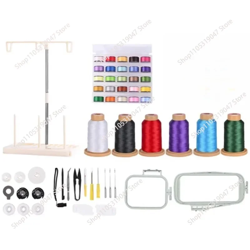 Macchina da Ricamo Automatica per Principianti con Schermo Touch, Mini Macchina da Ricamo Domestica