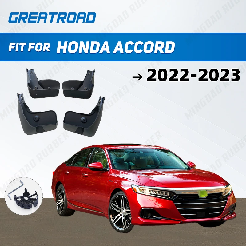 For Honda Accord 2022-2023 Fender Mudguard Mud Flaps Guard Splash Flap Mudguards Car Accessories