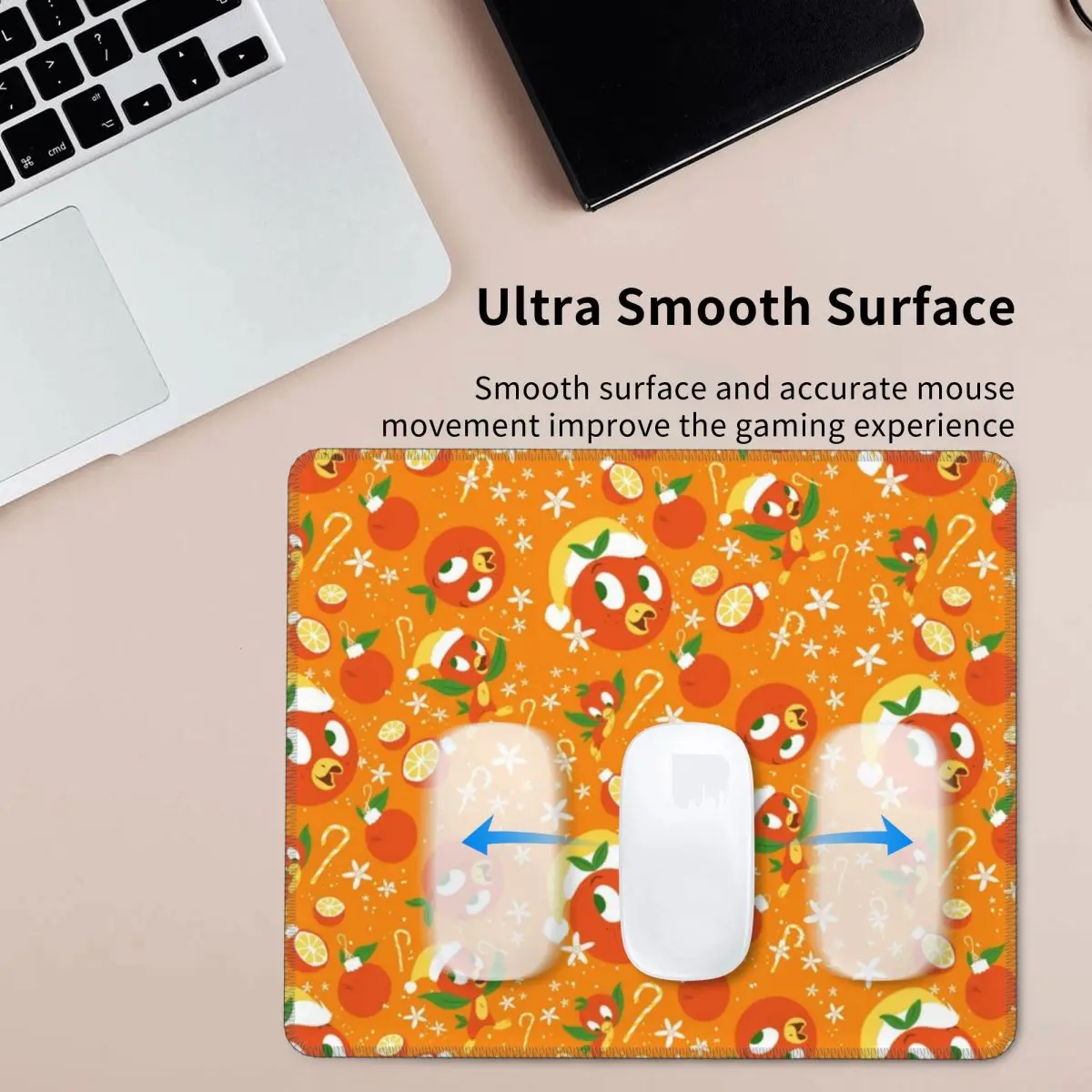

Orange Bird Mouse Pad Computer Keyboard Mouse Mat Gaming PC Desk Mat Office Accessories Table Mats