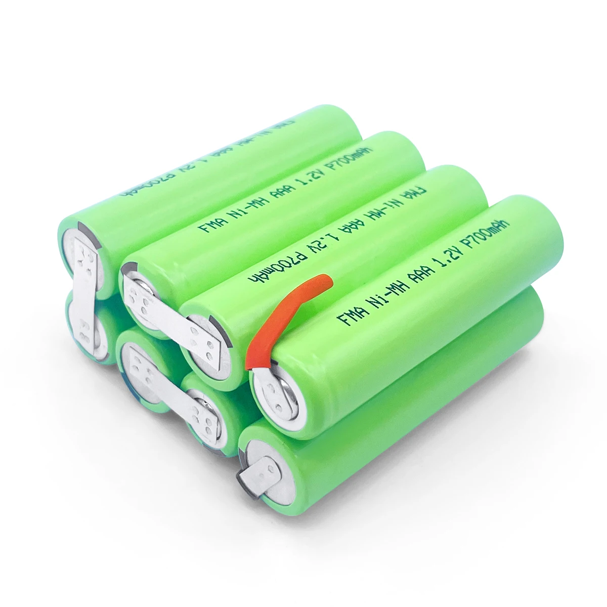 High-Capacity Ni-MH 9.6V 700mAh Battery AAAC8S RC Model Toys Durable Power for Helicopter Racing Car Sound Luminous