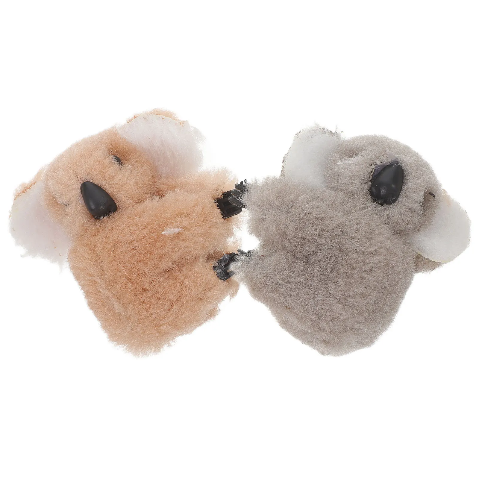 2pcs Motorcycle Mirror Handlebar Decor Koala Cute Stuffed Animal For Rear View Handle Electric Bike Accessories Women Ride