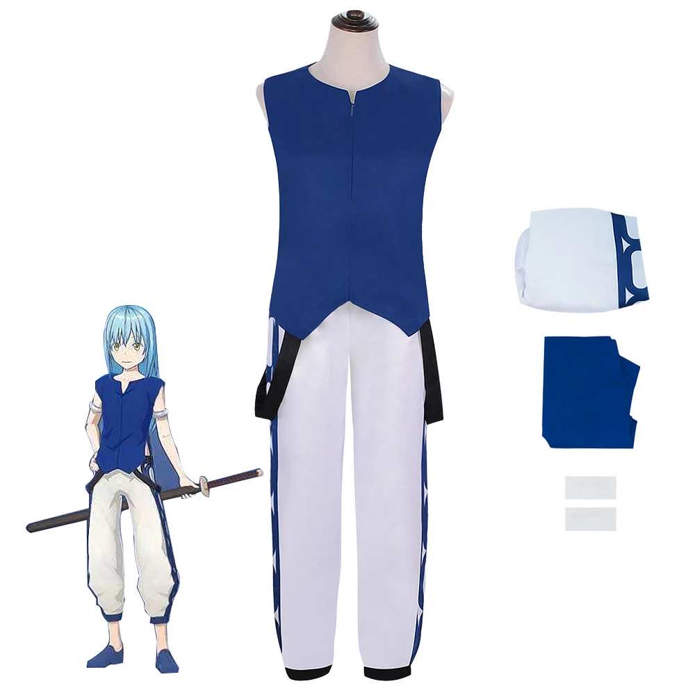 

That Time I Got Reincarnated as a Slime Rimuru Tempest Cosplay Clothes Garment QiQi COS Store Fancy Halloween Outfits Set