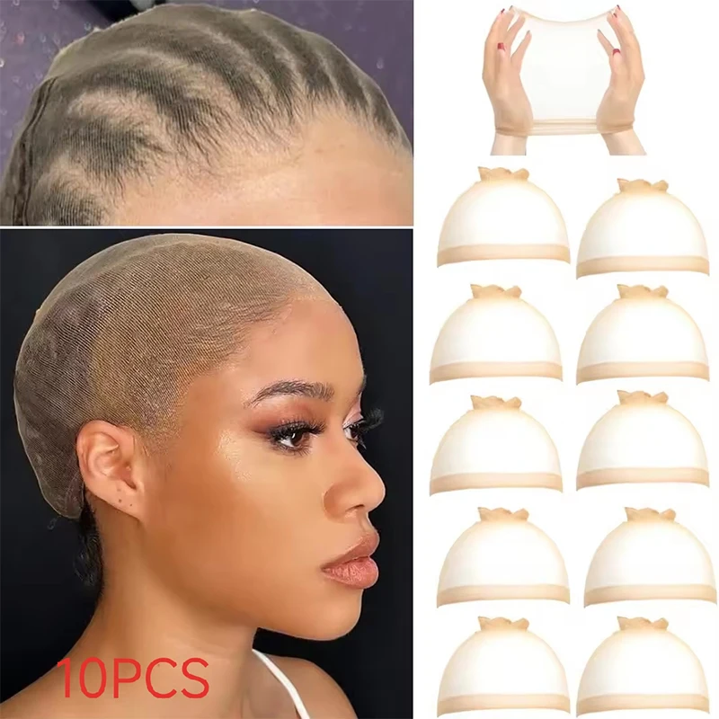Invisible Ultra-Thin Stretchy Stocking Caps for Wigs