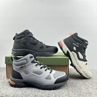 

Men's Mid-Cut Hiking oes Waterproof Breathable Wear-Resistant Outdoor Laced Anti-Slip Mountain Climbing oes o Absorption