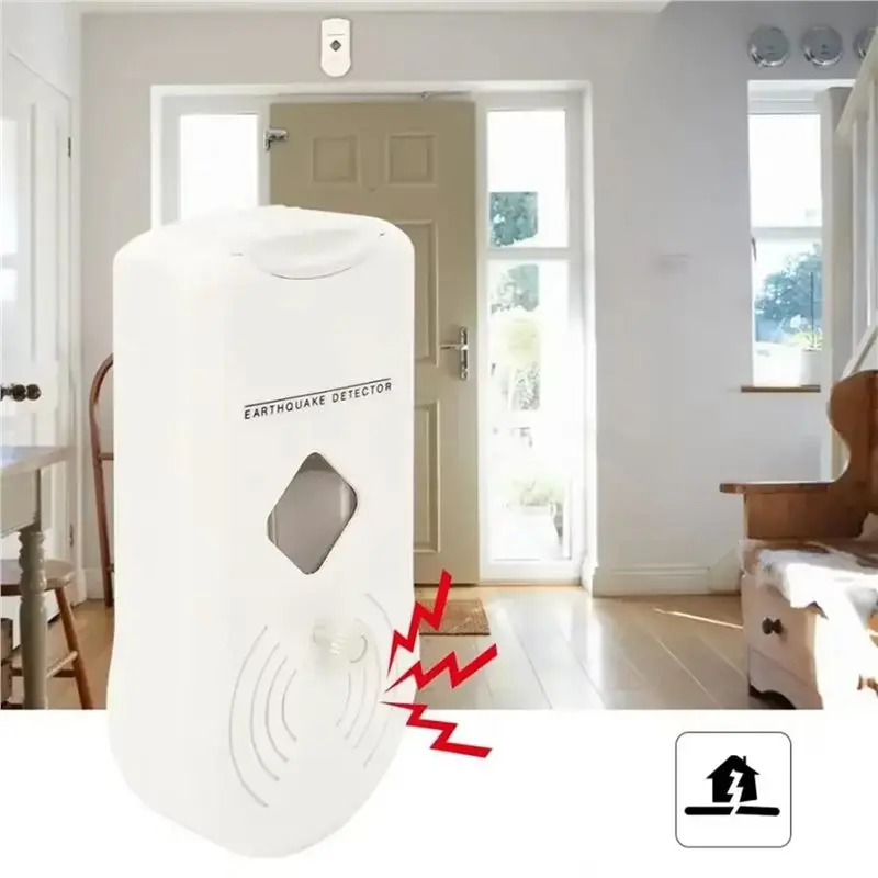 【PROMOTION】2X Detector P Wave Earthquake Get Early Warning Of Impending Earthquake Alarms Earthquake Detector For Home Office