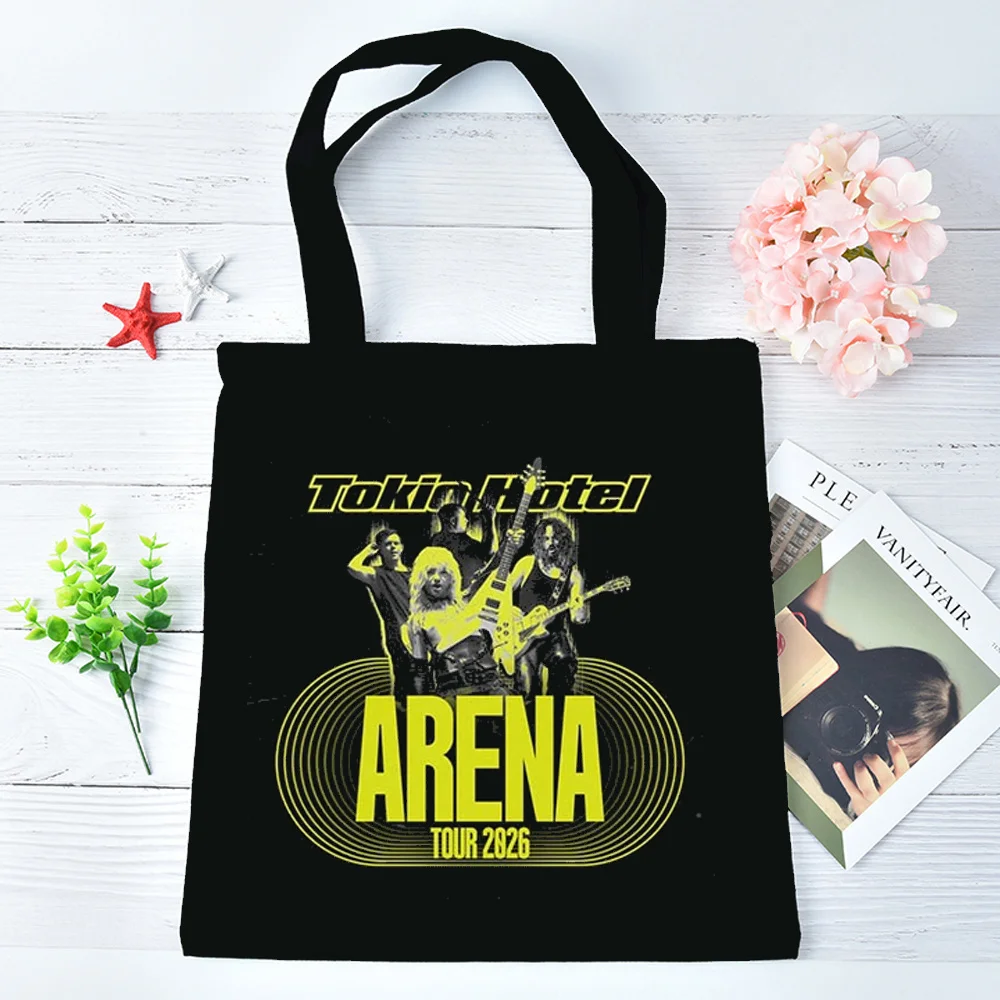Tokio Hotel Arena Tour 2026 tote bag y2k shoulder  shopper grocery personnalisable woman