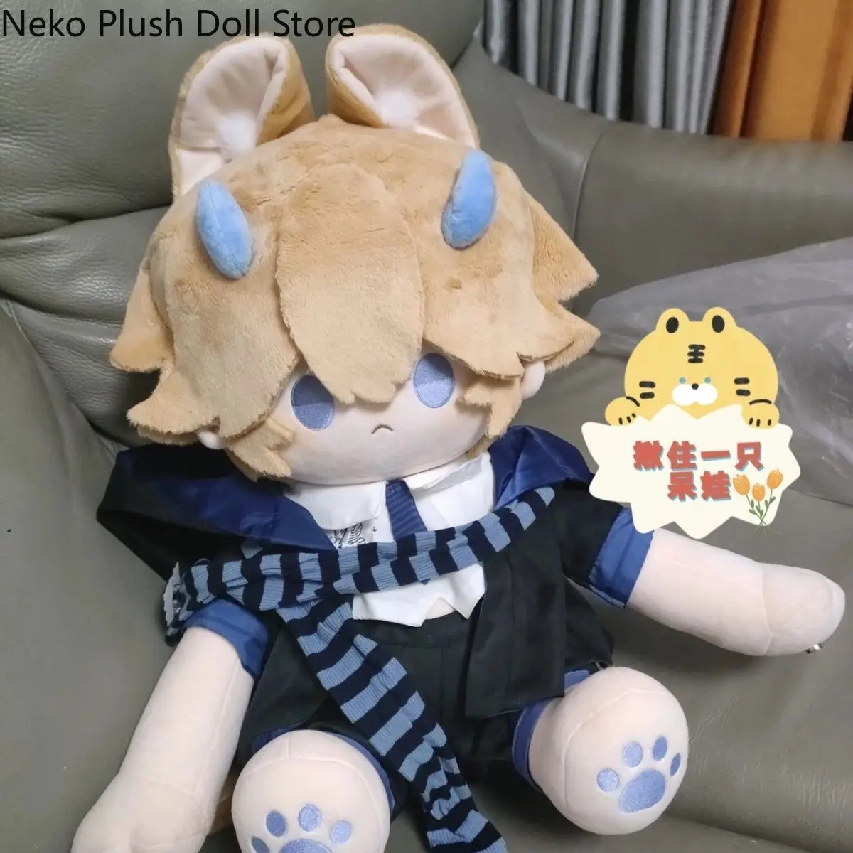 

Punishing: Gray Raven Palefire Game Anime Cosplay Plush Stuffed Cotton Cute Body Change Clothes Doll Dress Up Toys Cushion 40CM