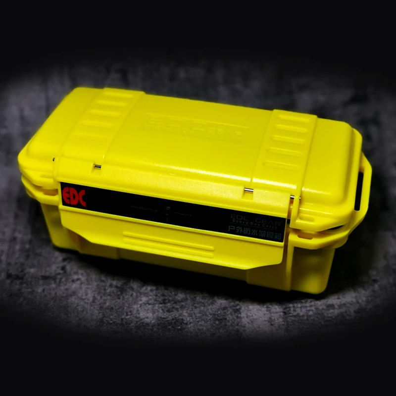 Edc Waterproof Shockproof Box, Airtight Sealed Case Equipment, Portable Dry Container, Carry Storage, Edc, E1170/1