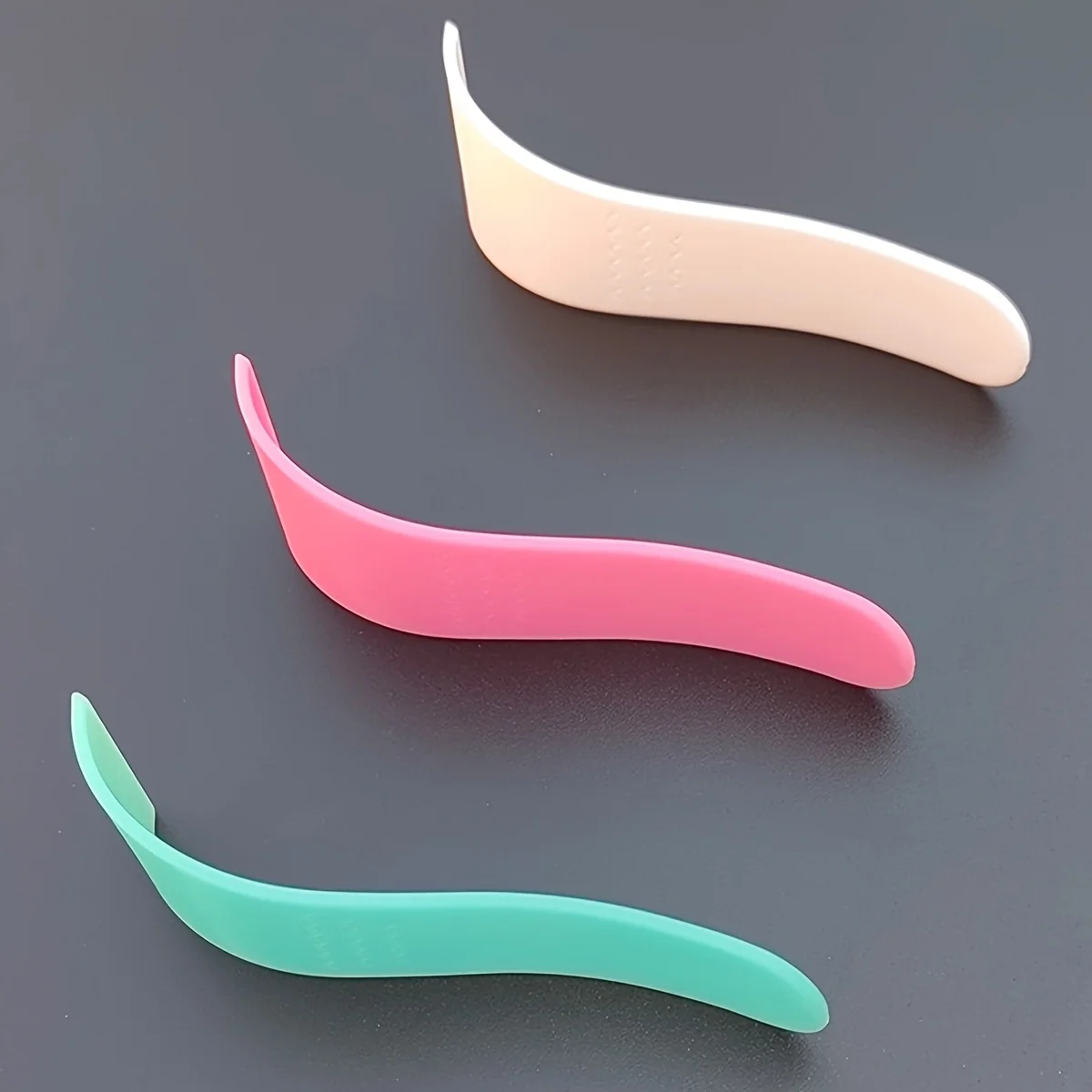 3pcs raspador de creme de depilação descartável 3 conjuntos - aplicável ao biquíni, pernas, braços e corpo - raspador para depilação suave