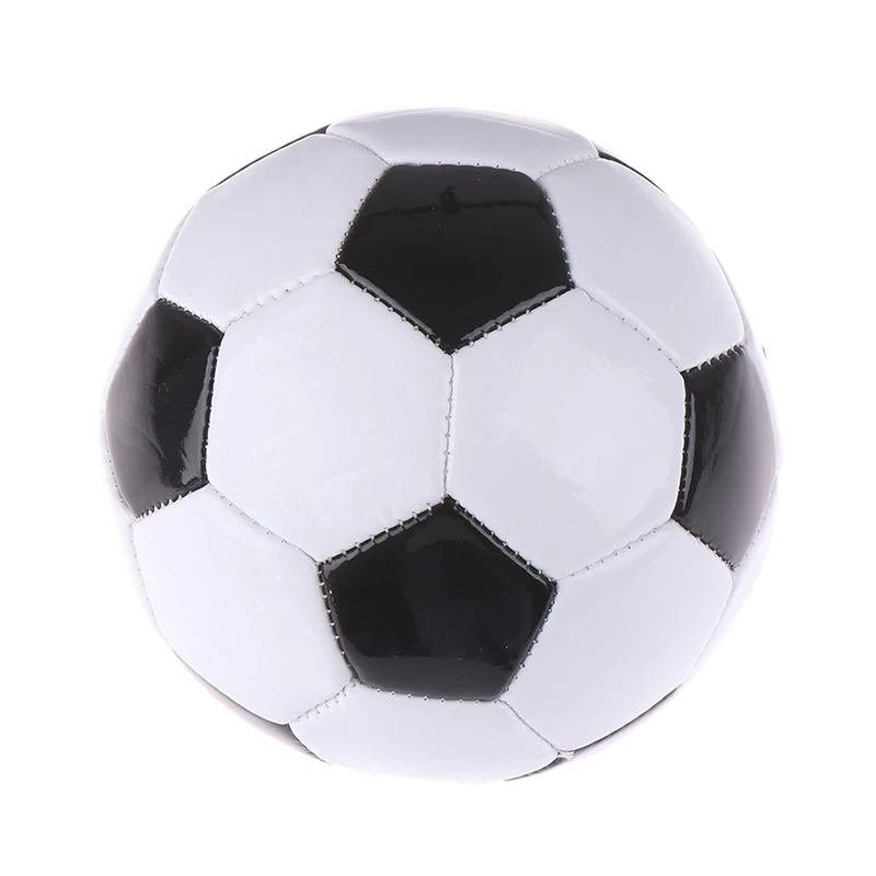 

1pc Children Soccer Ball PVC 15cm Classic Black And White Training Football Inflatable