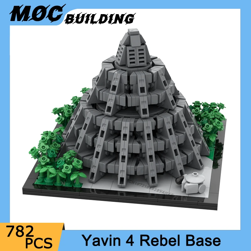 MOC Building Blocks Space Movie Scene Model Yavin 4 Rebel Base DIY Assembly Bricks Creative Collection Toys Holiday Xmas Gifts