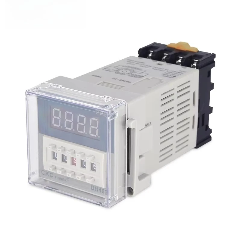 

Digital Display Time Relay DH48S-A 11 Pins Two Open Two Closed with Reset with Base