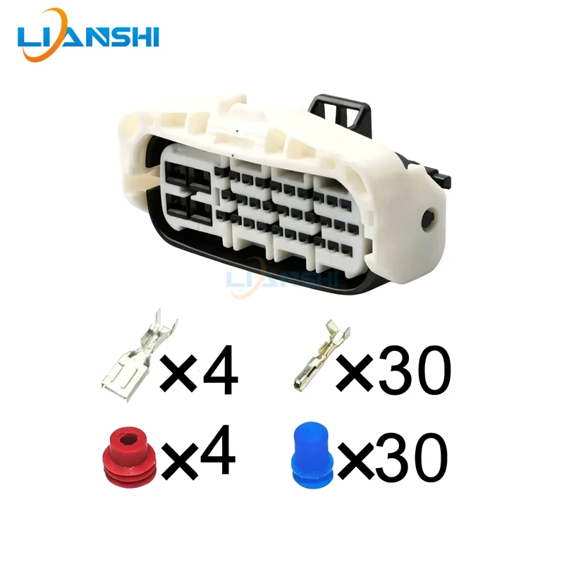 

1set 34pin compatible with Toyota, Lexus, and Corolla brake master cylinder connectors; ABS pump connector 90980-12020